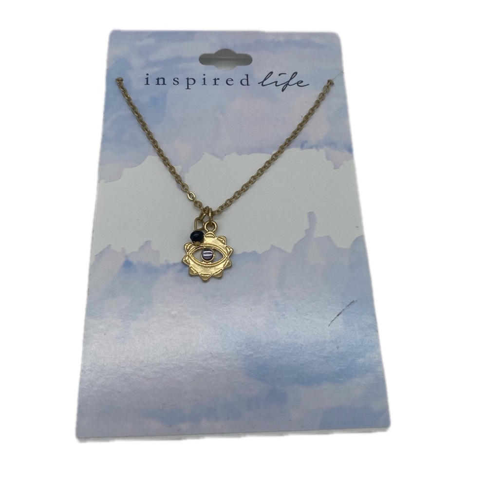 Inspired Life Gold Eye Necklace